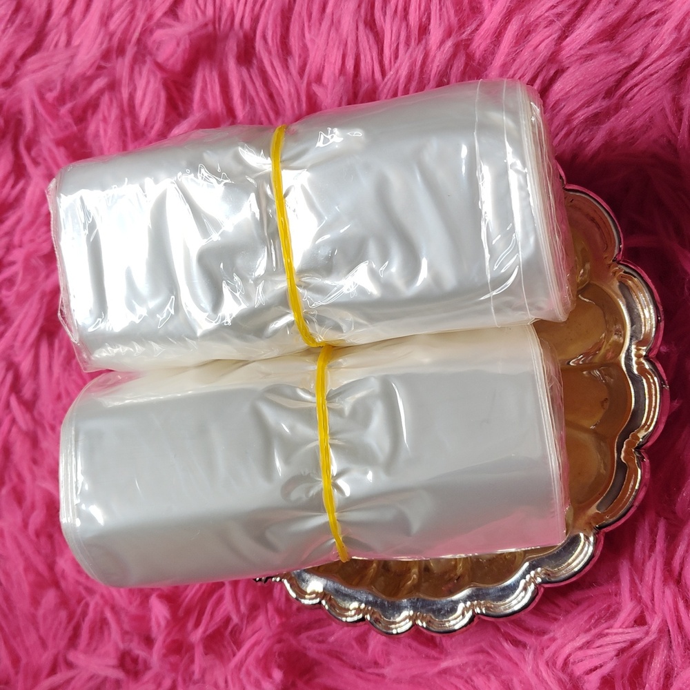 Clear Plastic bag Long 200 pcs 4" x 16"  not resealable